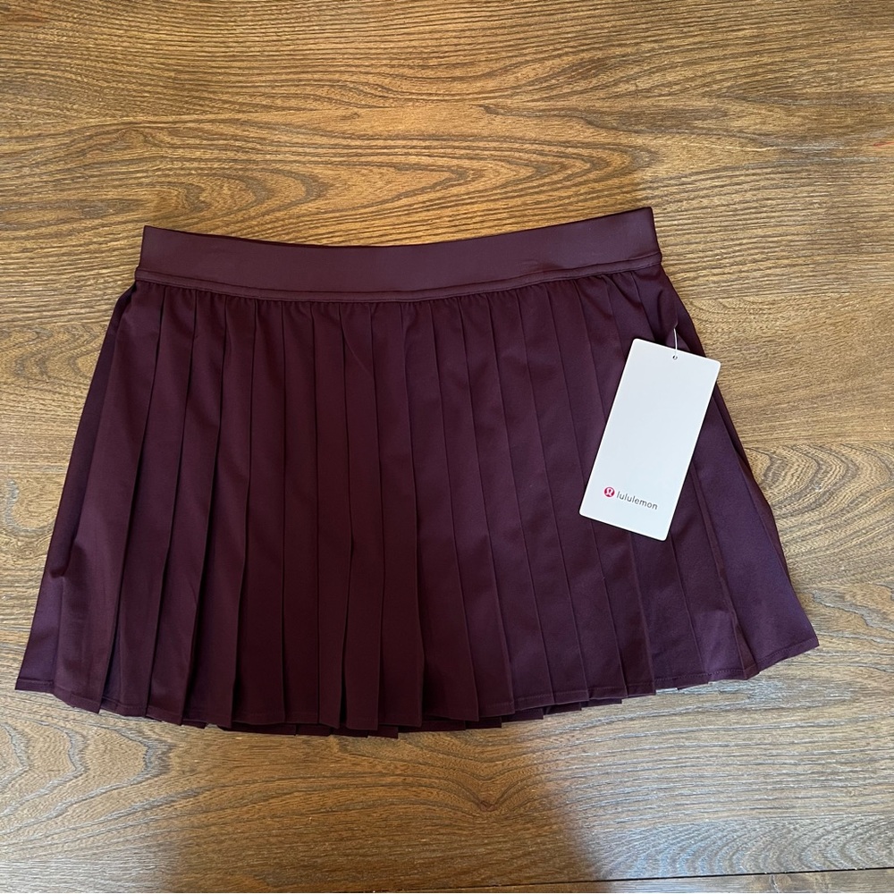 LuluPleated Tennis Skirt 🍋